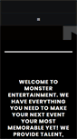 Mobile Screenshot of mymonsterentertainment.com