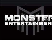 Tablet Screenshot of mymonsterentertainment.com